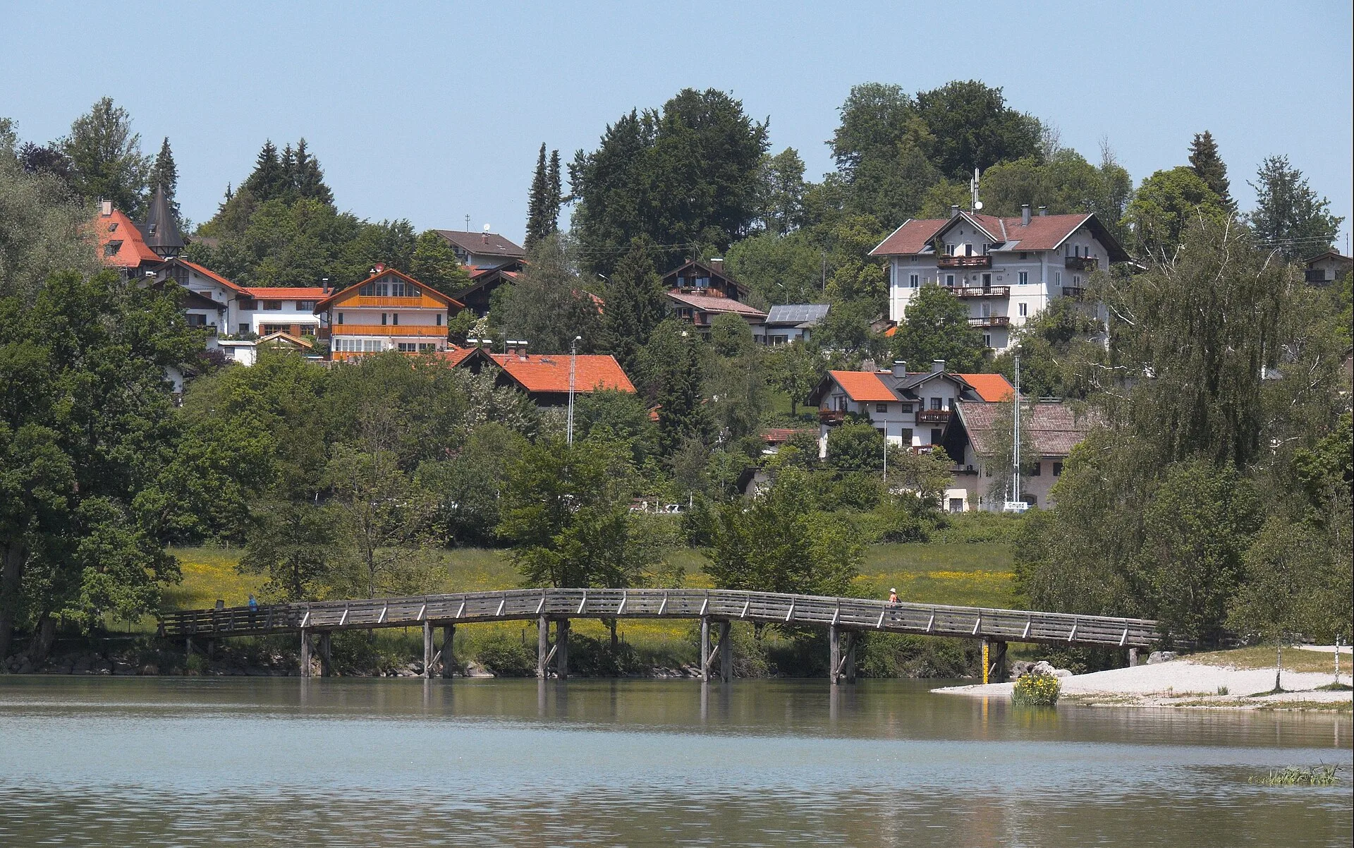 Gmund am Tegernsee - Mangfall-Steg, Gmund am Tegernsee